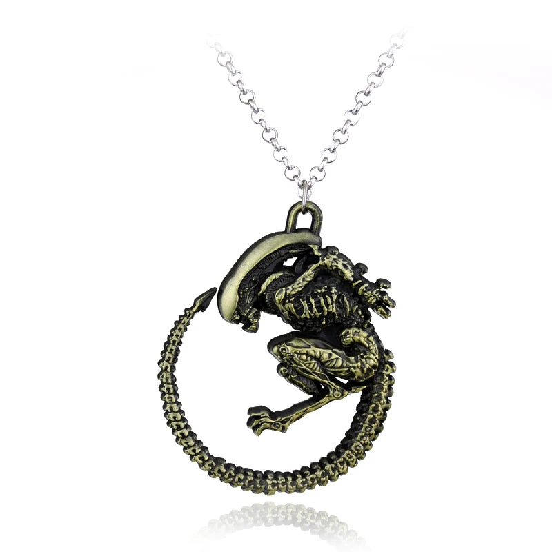 Iron Blood Warrior battle alien necklace