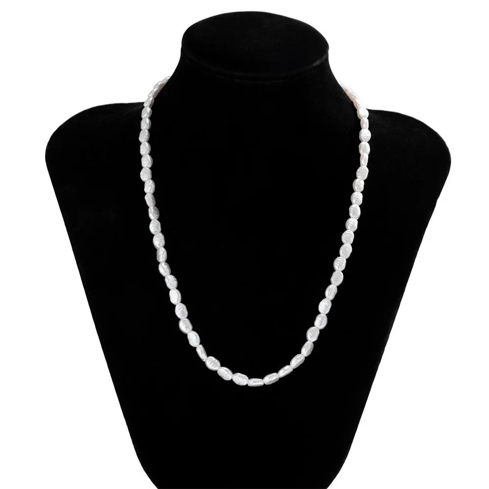 Baroque Alien Pearl Necklace Men's And woman