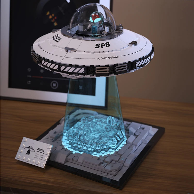UFO Flying saucer Building block Alien Ship