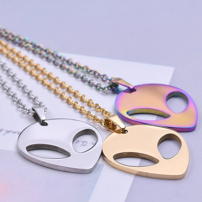 New Alien Pendant Chain Neck Decoration Necklace For Women/Men