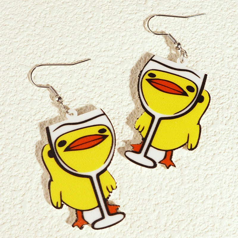 Alien Earrings For Women Girls Hip Hop Cute