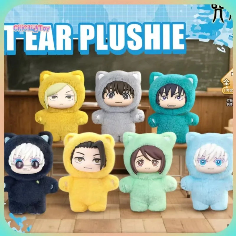 Original BANDAI Jujutsu Kaisen 2 Cat Ear Plushie Series Blind Box