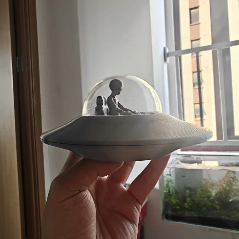 New Flying Saucer Alien 3d Action Figure Toys High Quality Toys Model 3d Printed