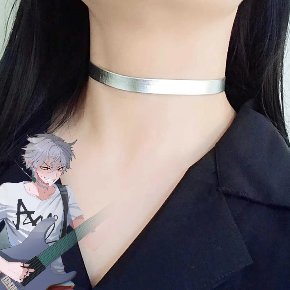 Anime Alien Stage Till Cosplay Necklace Unisex Retro Punk Collar