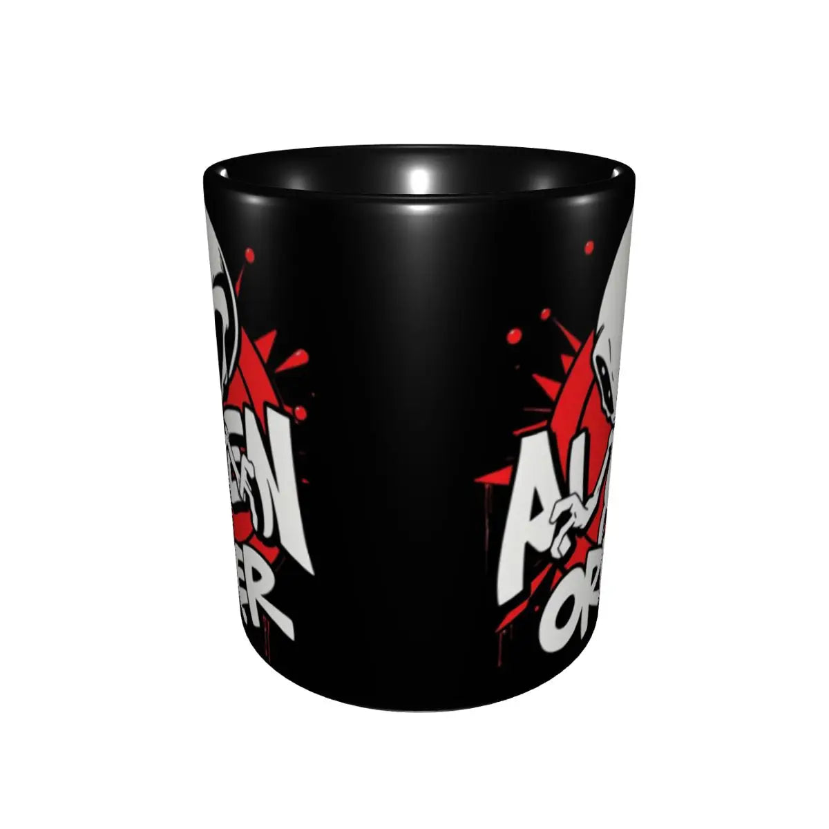 Ignore Alien Orders Street Art Mug Funny Ceramic Coffee Cups