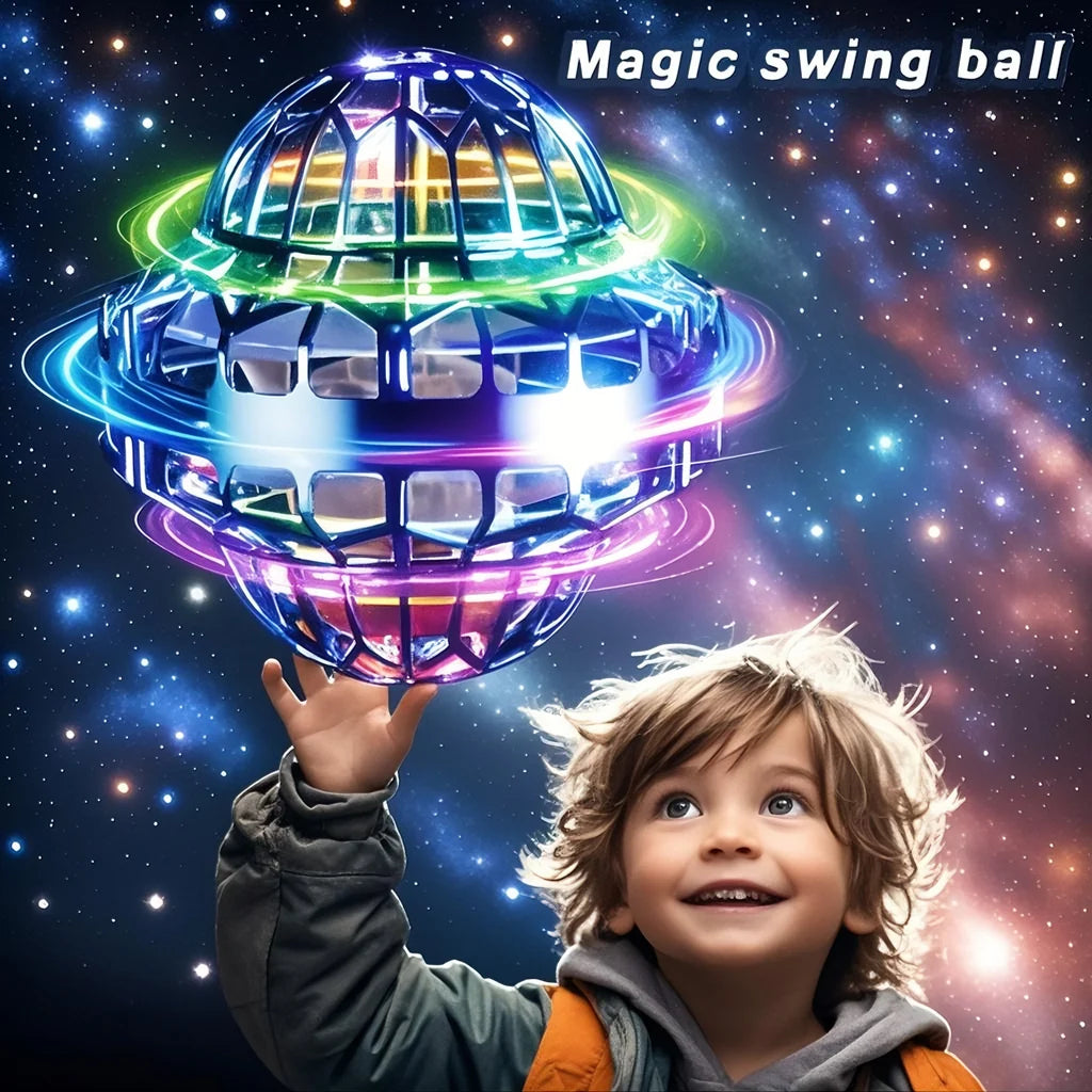 Upgraded Flyball UFO With LED Flying Spinner Fidget Toys