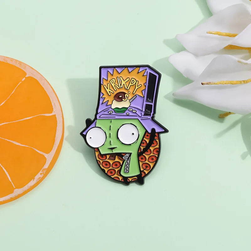 Alien Invader Zim Collection Enamel Pins