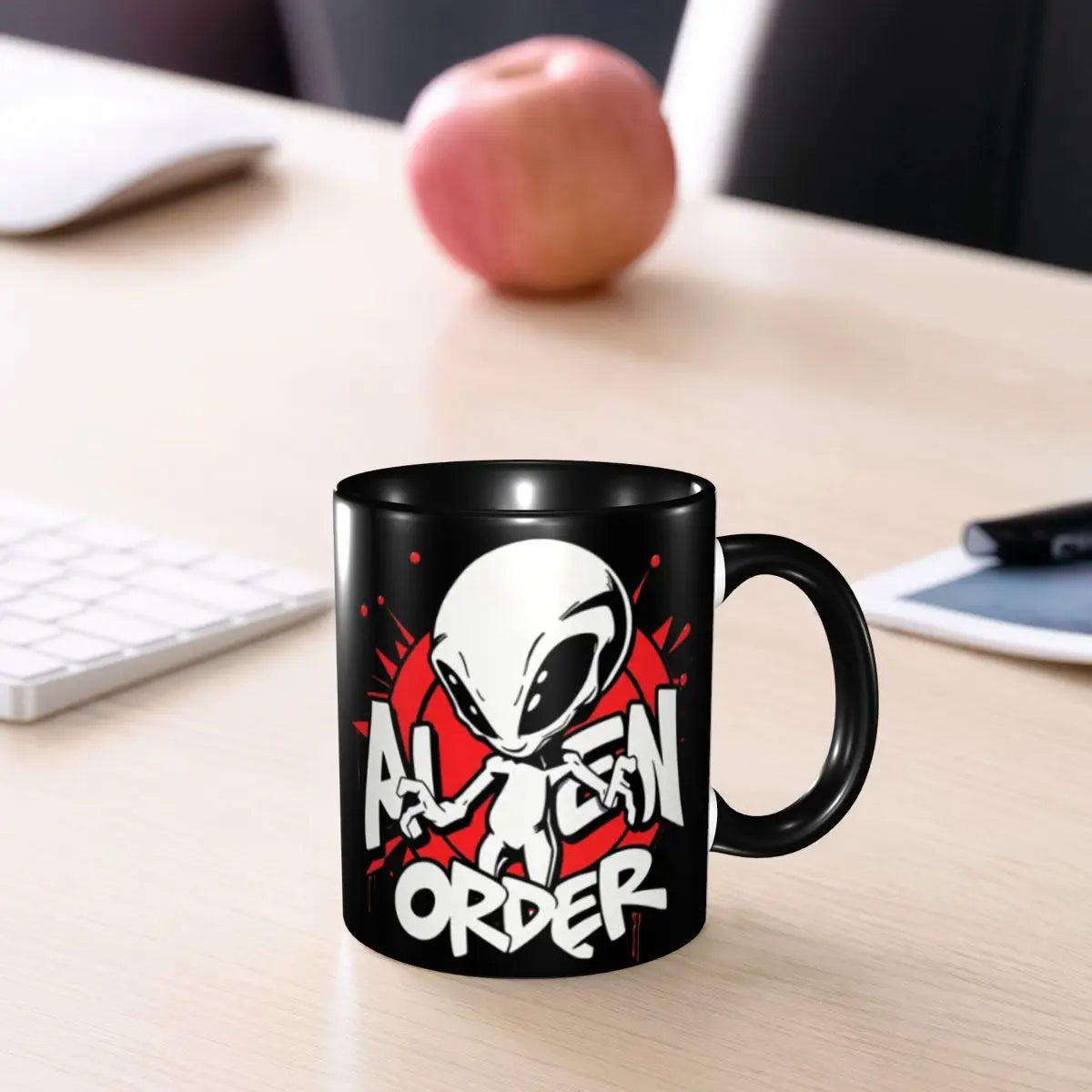 Ignore Alien Orders Street Art Mug Funny Ceramic Coffee Cups