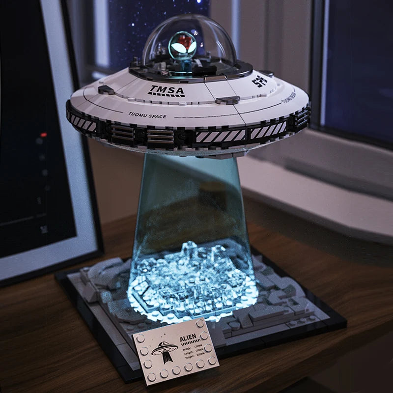 UFO Flying saucer Building block Alien Ship