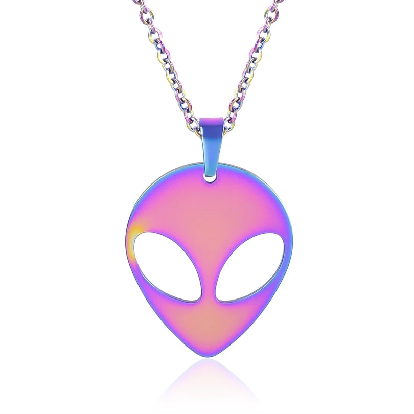 New Alien Pendant Chain Neck Decoration Necklace For Women/Men