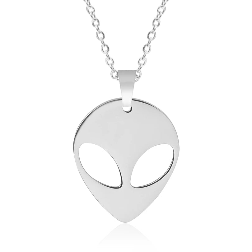 New Alien Pendant Chain Neck Decoration Necklace For Women/Men