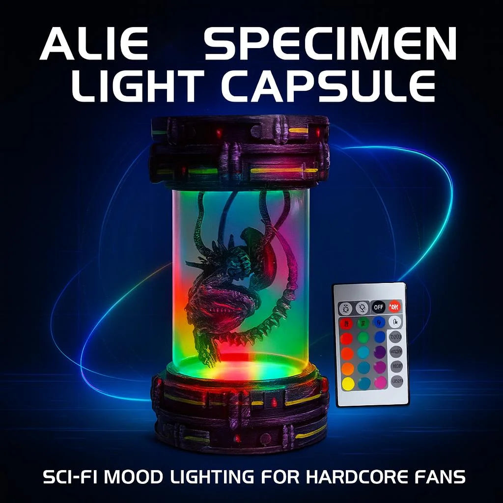 Aliens Glow Jar Xenomorph Specimen Resin Lamp Ornaments