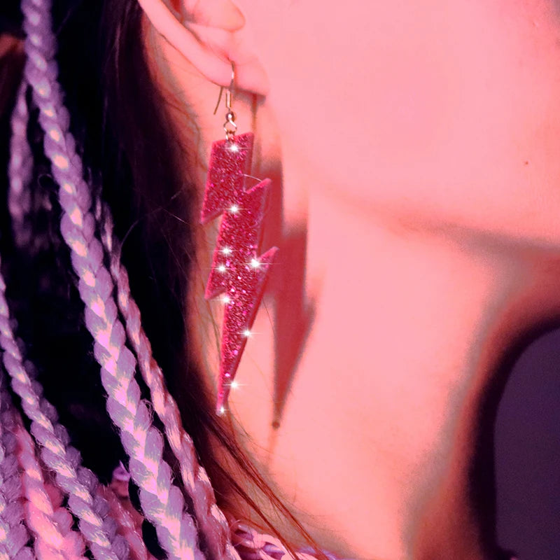 Y2k Earrings For Women Hip Hop Pink Cute Alien Set
