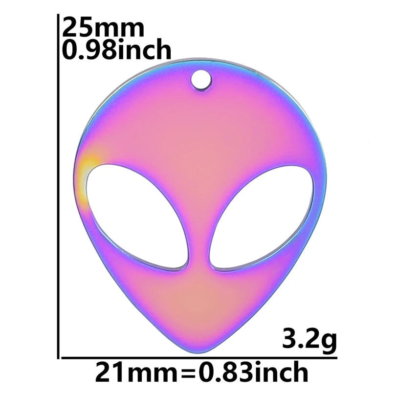 New Alien Pendant Chain Neck Decoration Necklace For Women/Men