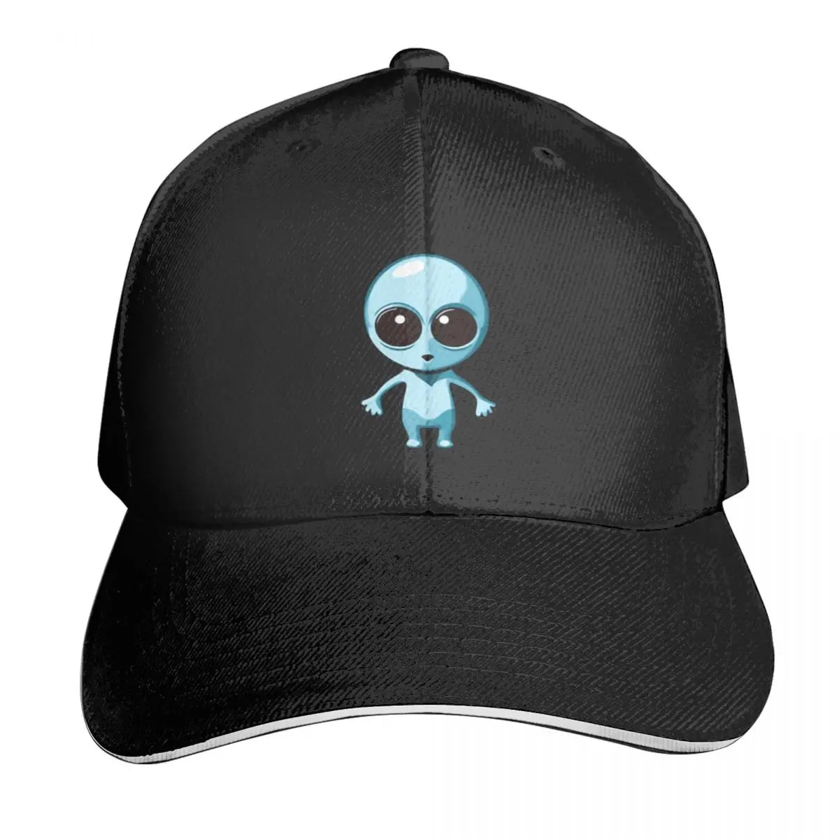 Cute Blue Alien A Baseball Caps Hat