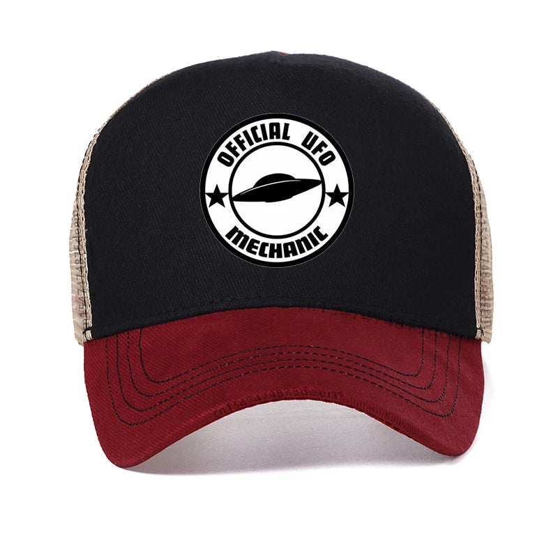 Official UFO Mechanic Funny Baseball Cap