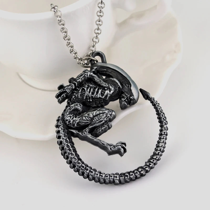 Iron Blood Warrior battle alien necklace