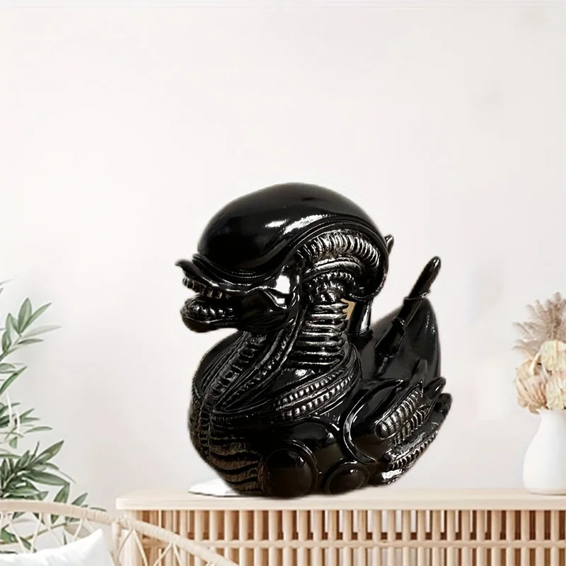 Alien Duck Resin Statue Evil Alien Duck Ornament
