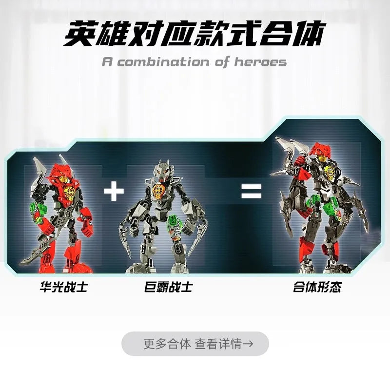 Hero Factory Star Warrior Bionicle Building Blocks