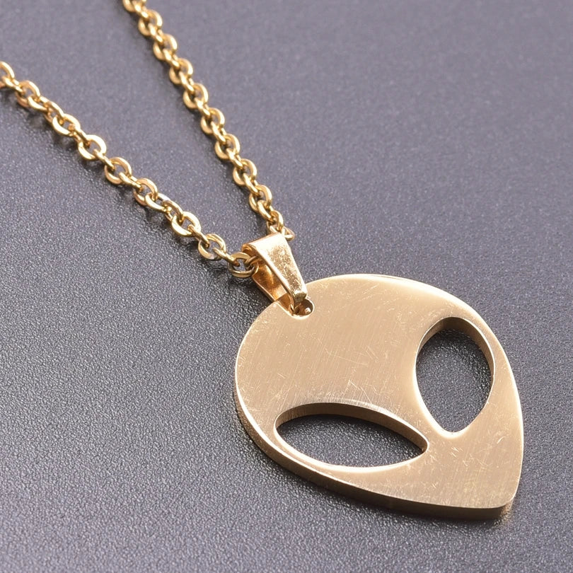 New Alien Pendant Chain Neck Decoration Necklace For Women/Men