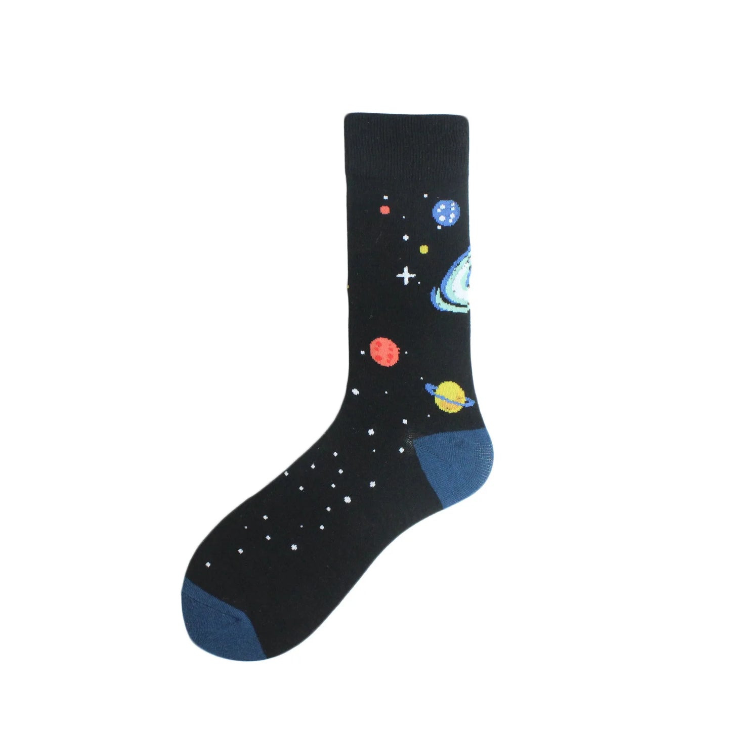 Painting Style Astronaut Men's Socks