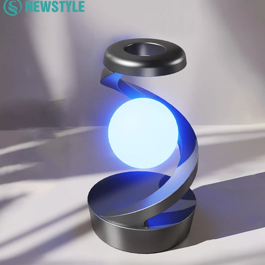 LED 360° Rotating Night Light With Wireless Charger