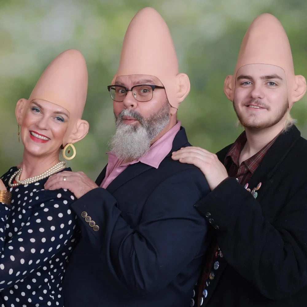Conehead Conical Alien Mask Cap Cosplay