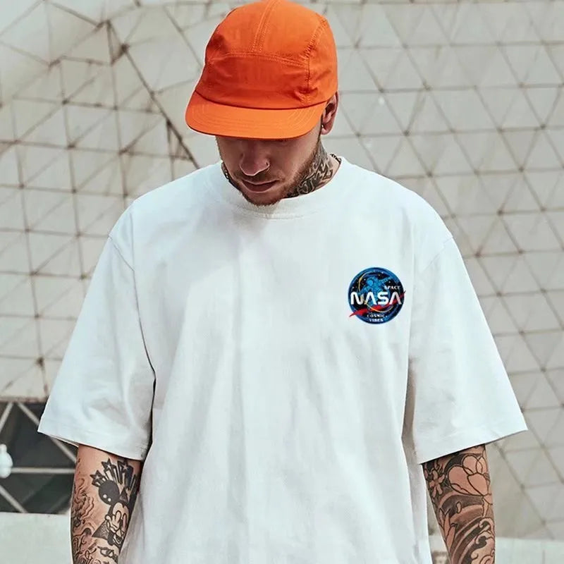 Astronaut NASA pattern Print Short Sleeve