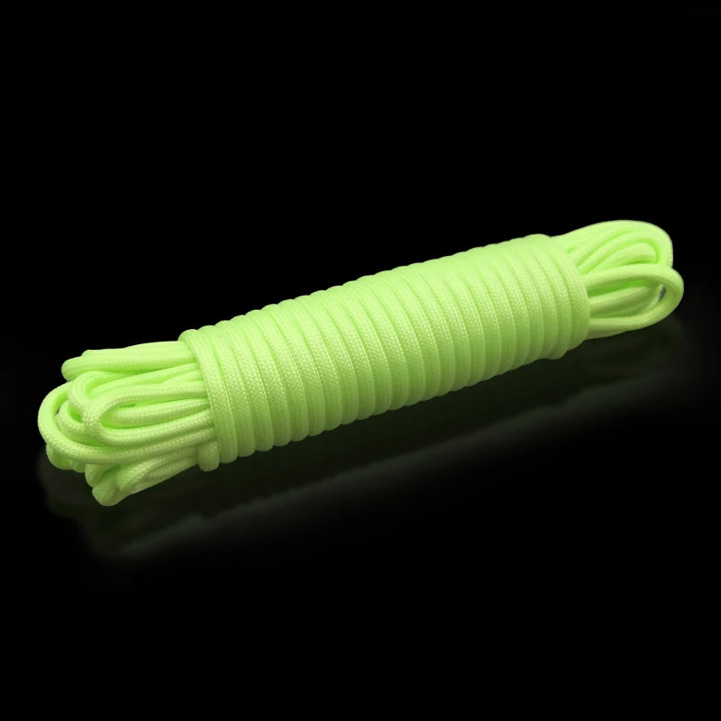 4mm Colour Luminous Parachute Cord Rope Lanyard