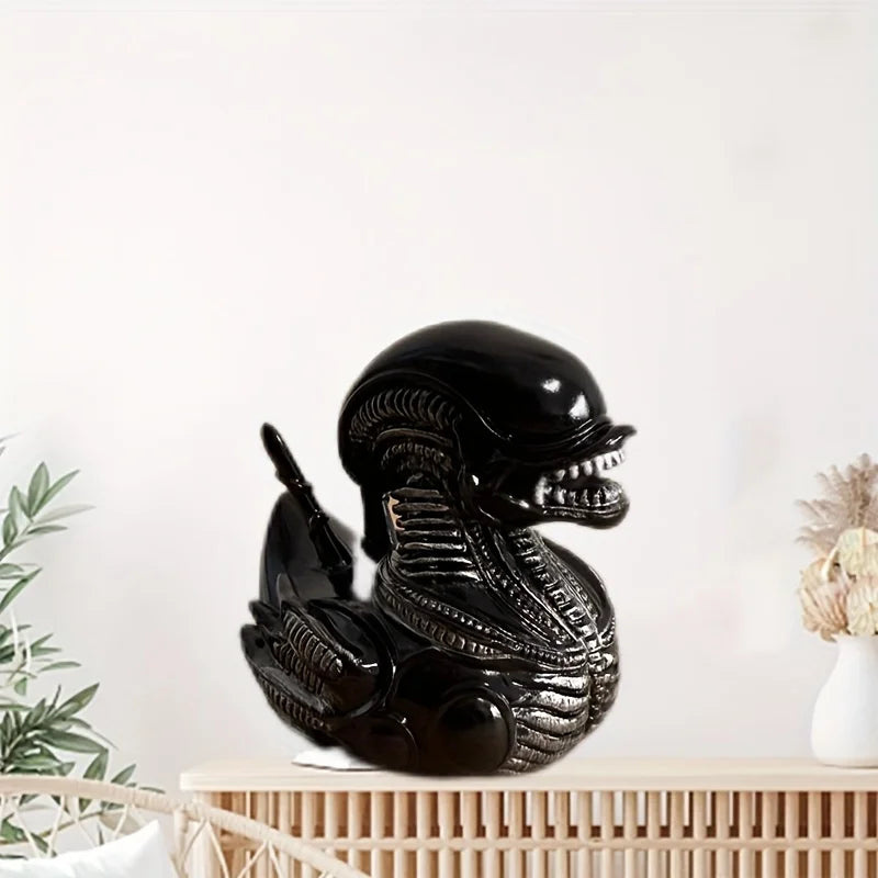 Alien Duck Resin Statue Evil Alien Duck Ornament