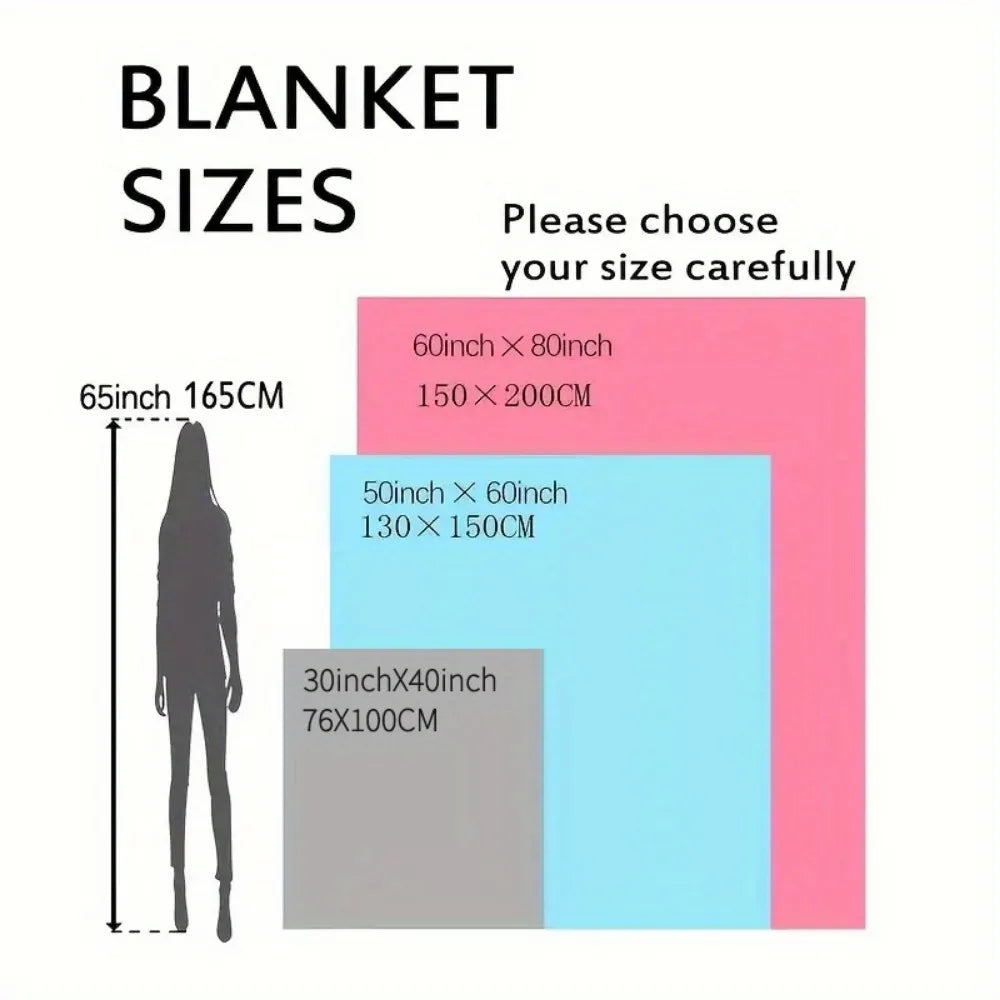 1pc Alien UFO Blanket Witchy Celestial Throw