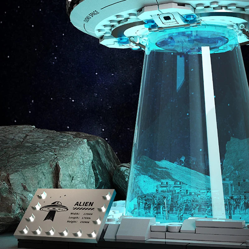 UFO Flying saucer Building block Alien Ship