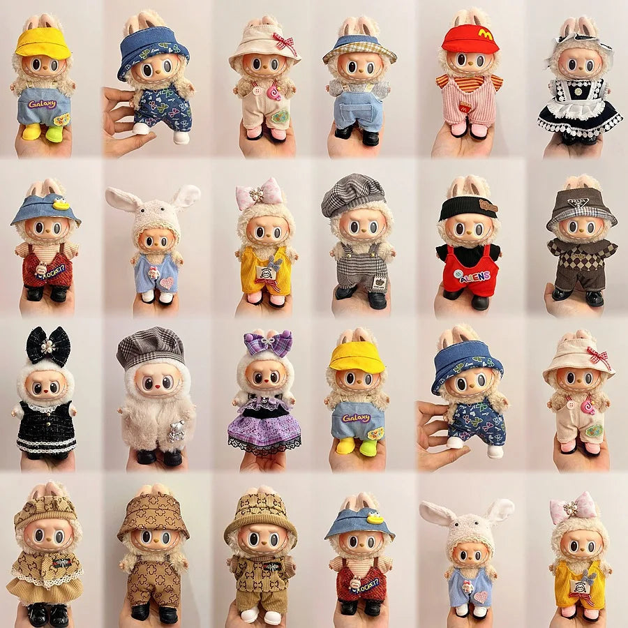 Labubu Clothes Trendy Velcro Doll 2025