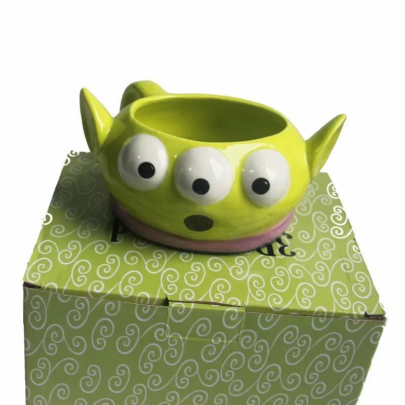 Three-eyed Monster Cartoon Ceramic Mug