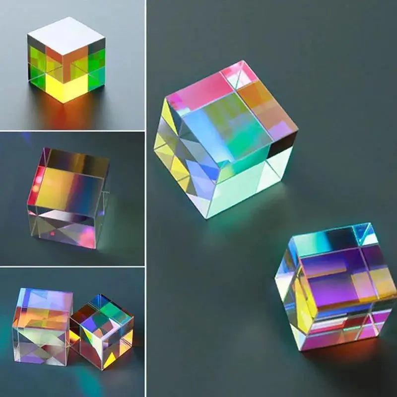 1pcs Science Magic Prism Cube 20mm Hexahedral Crystal Magic