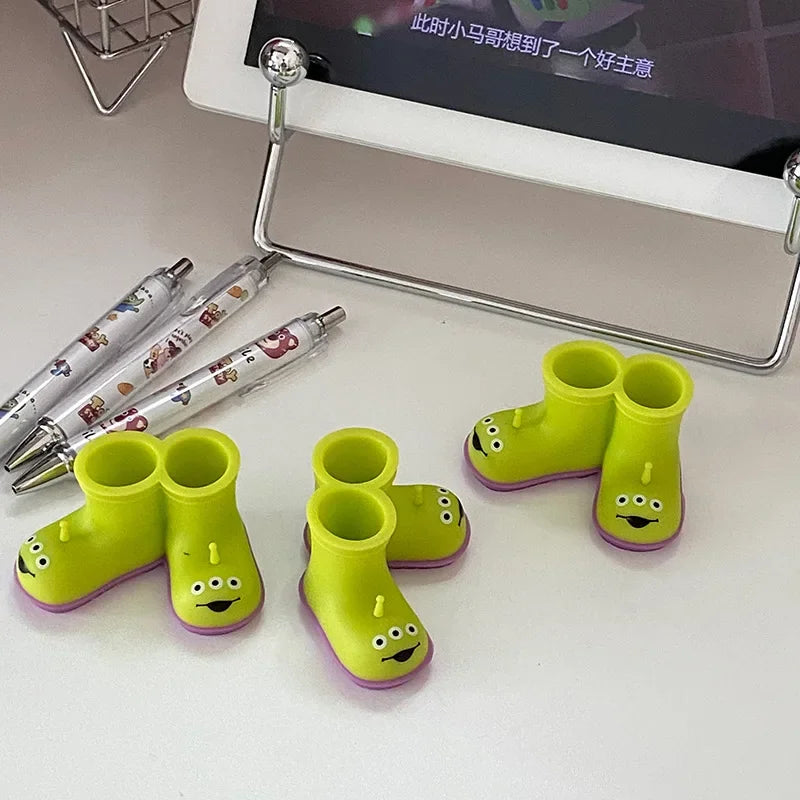 Disney Alien Toothbrush Holder Anime Creative Multifunctional Pen Holder Cartoon Desktop Decoration Bathroom Accessories Gift