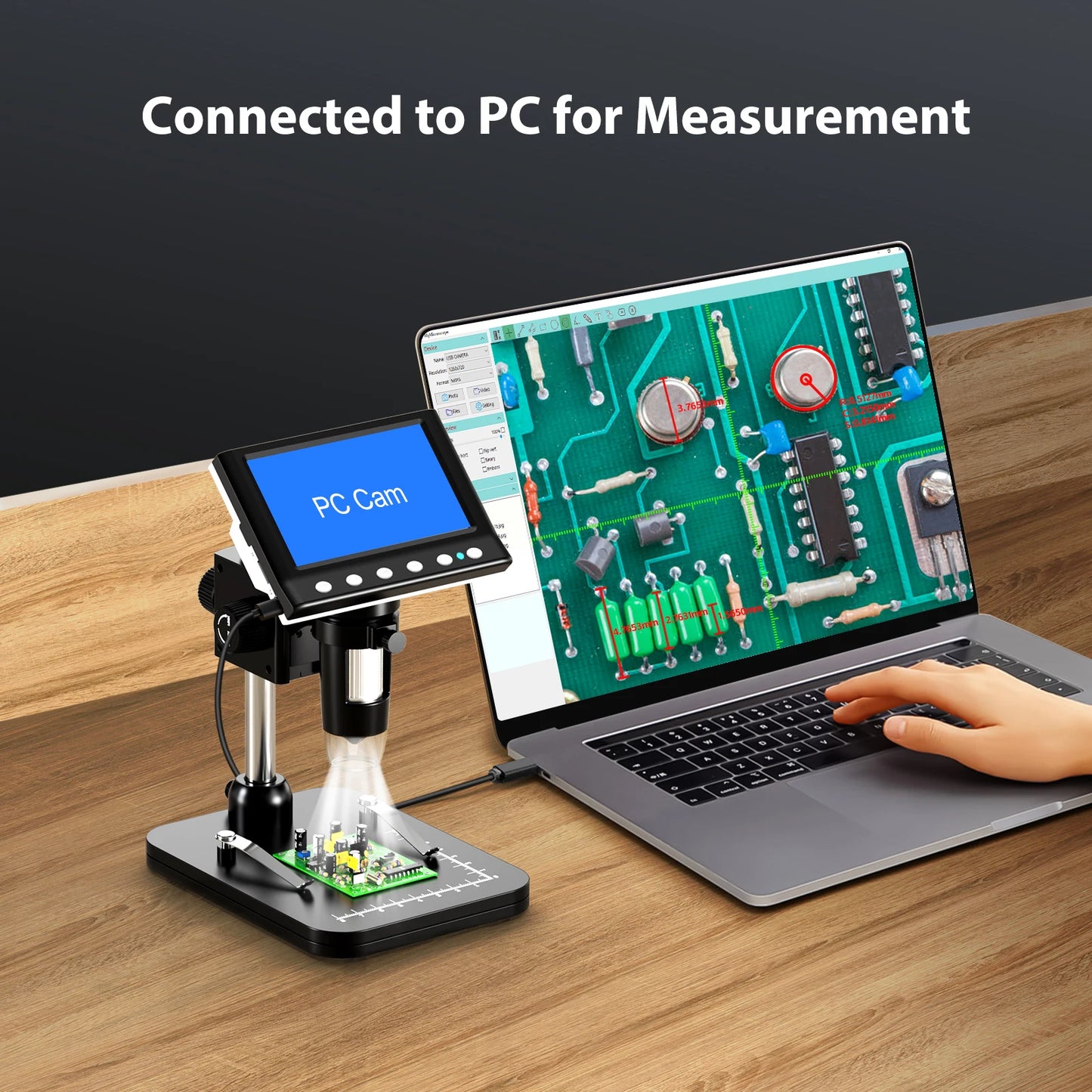 Digital Microscope 1000X Coin Microscope 1080P