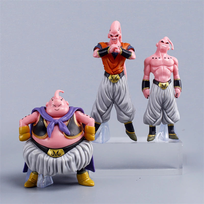 8Pcs/Set Dragon Ball Z Majin Buu Figure Toys DBZ Super Saiyan Action Figurine Anime Collection
