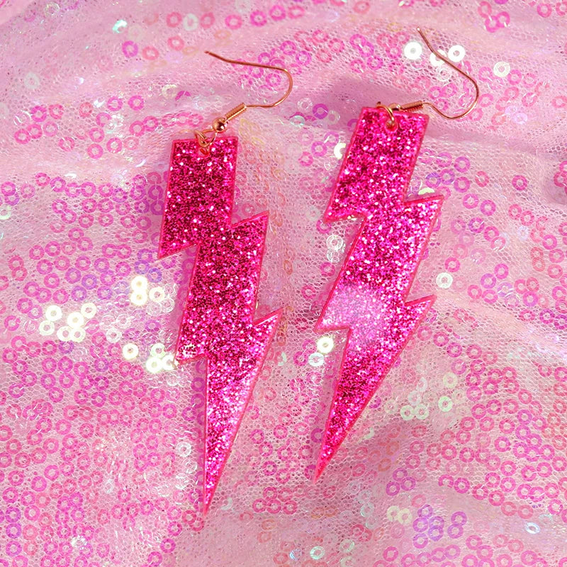 Y2k Earrings For Women Hip Hop Pink Cute Alien Set