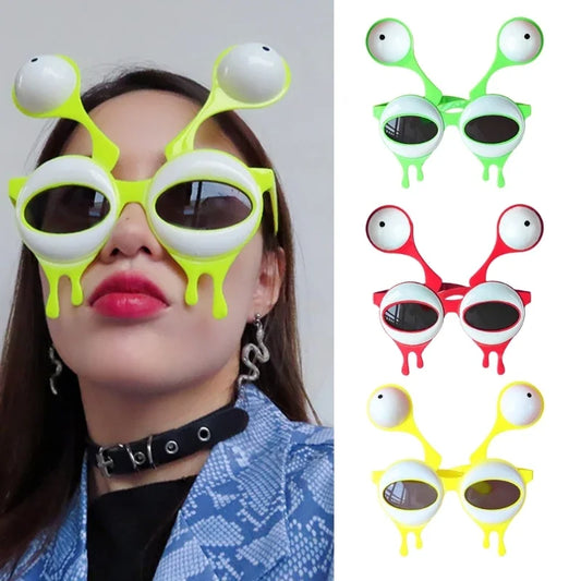 Funny Alien Sunglasses Hawaiian Summer Props