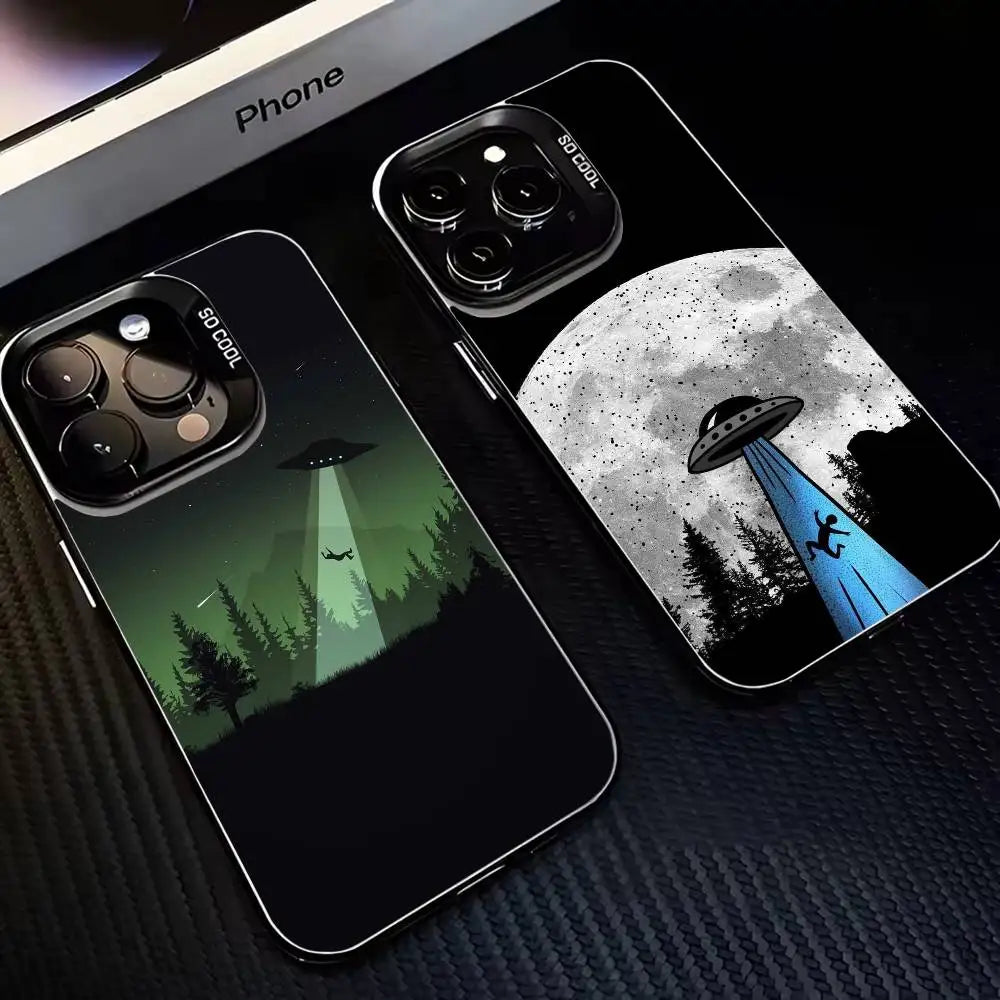 UFO Alien Thing Phone Case For iPhones