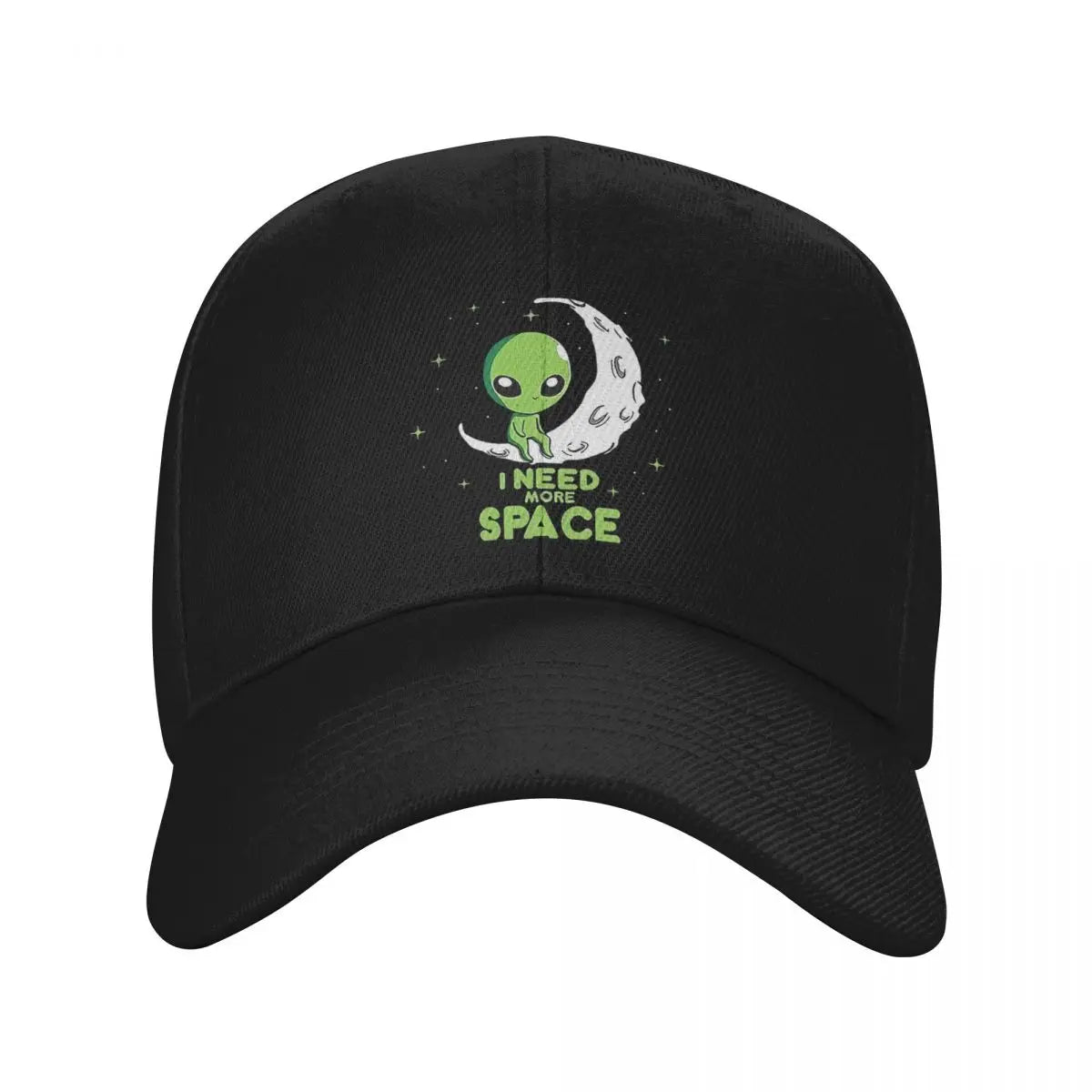 I Need Space Green Alien Cap