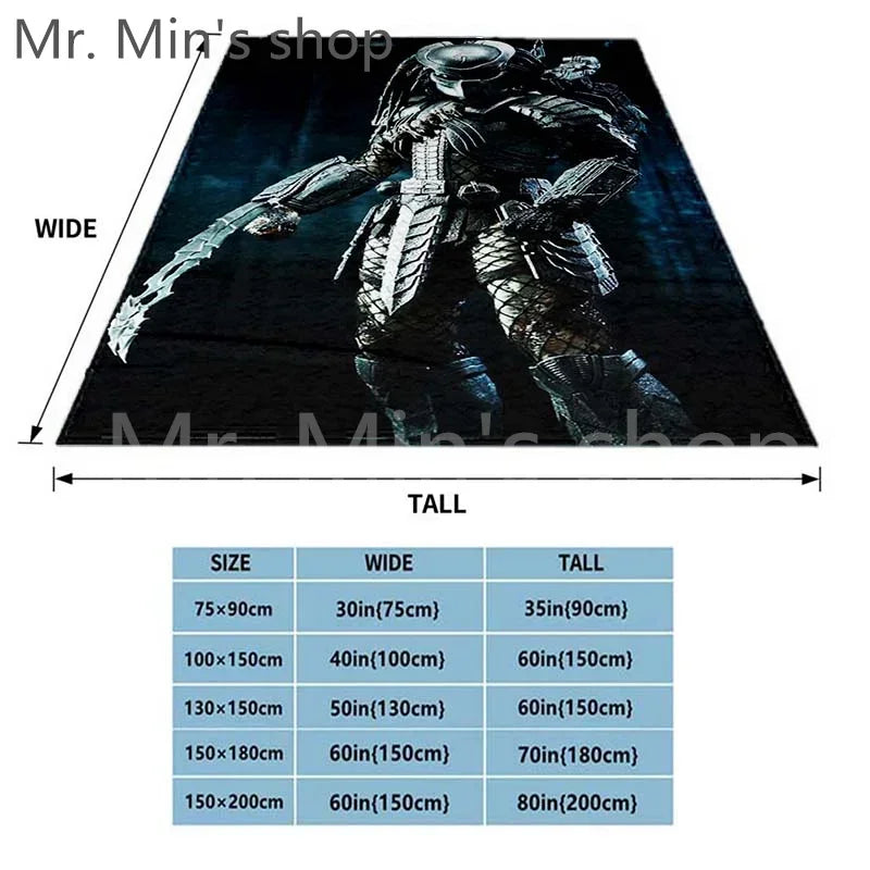 Boy Girl's Bedroom Multifunction Blankets Alien Vs. Predator
