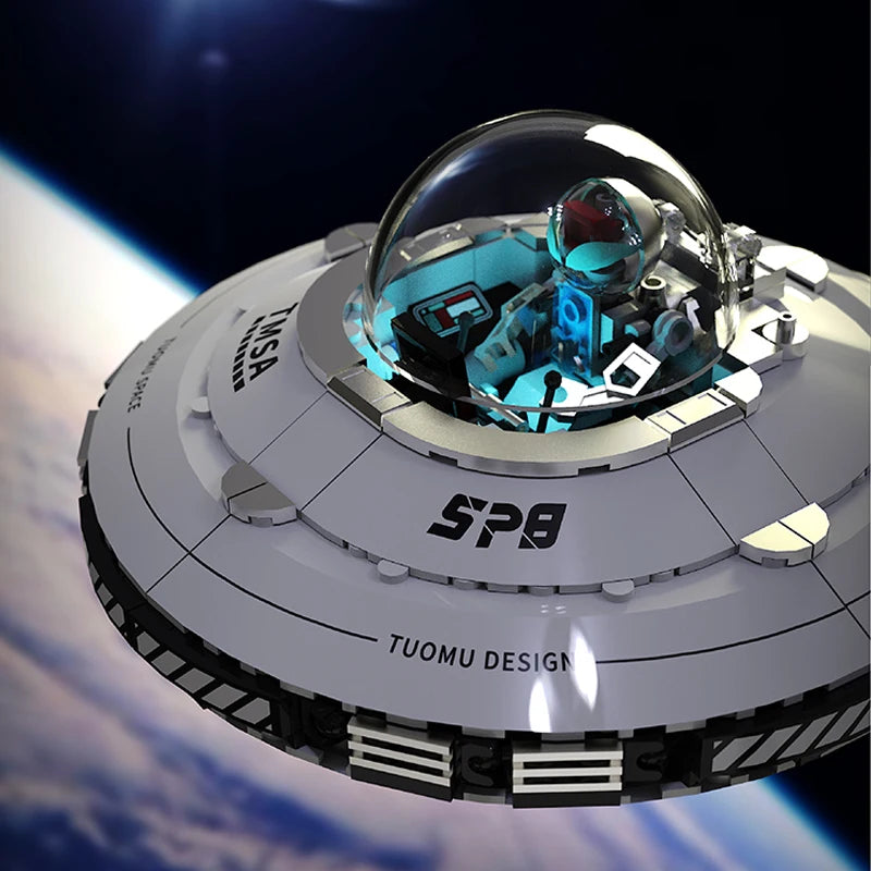 UFO Flying saucer Building block Alien Ship