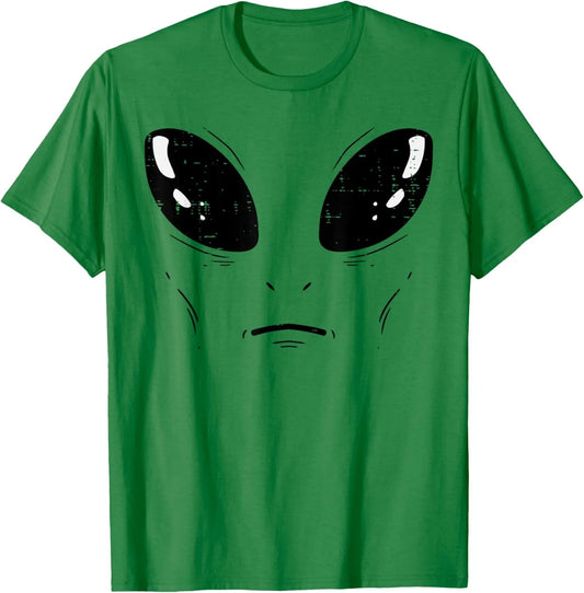 Alien Face Space Funny Halloween Costume Unisex T-Shirt