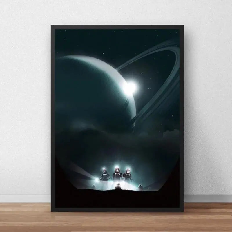 Classic Sci-Fi Alien Movie Poster