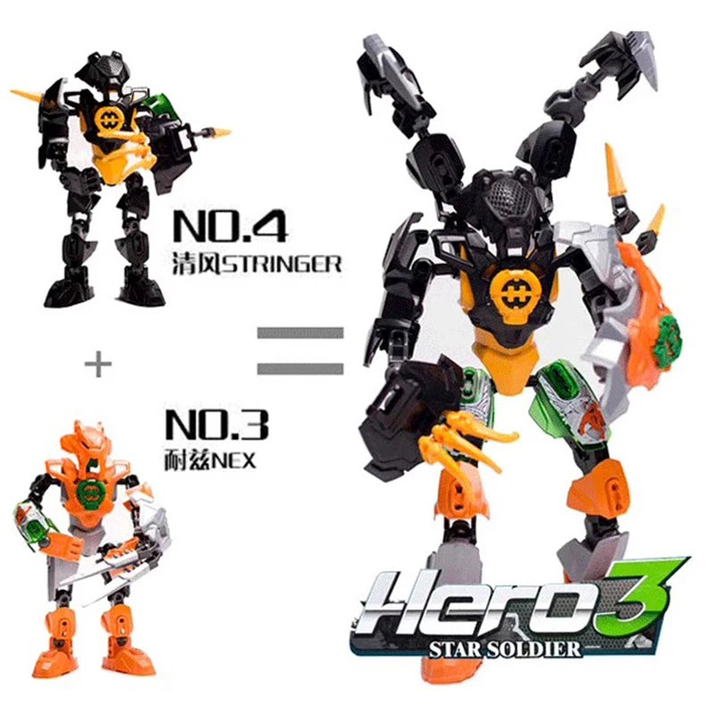 Hero Factory Star Warrior Bionicle Building Blocks