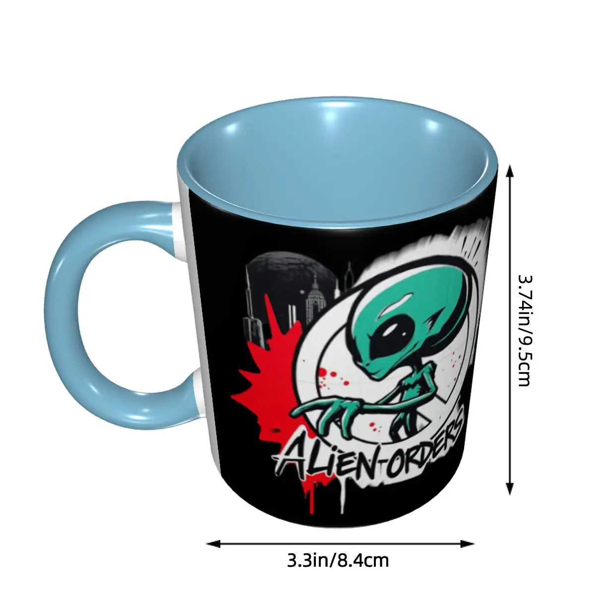 Graffiti Style Ignore Alien Orders Art Mug