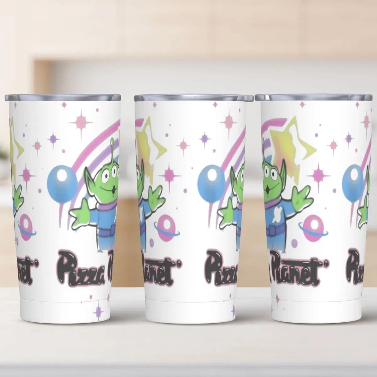 Stainless Steel Tumbler Toy Story Alien Thermal Mug planet airbrush Heat Preservation Cold Drink Mugs Cup
