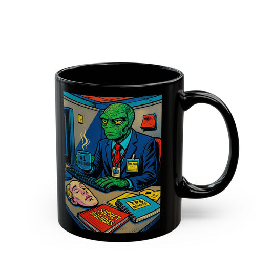 Reptilian Alien Office Mug